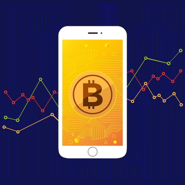 Ekranowy Bitcoin Mobilny