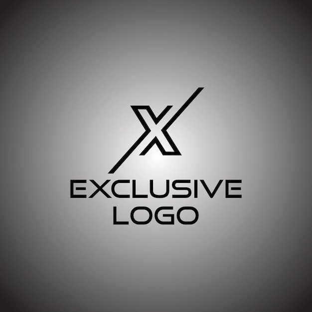Ekskluzywne logo X creative