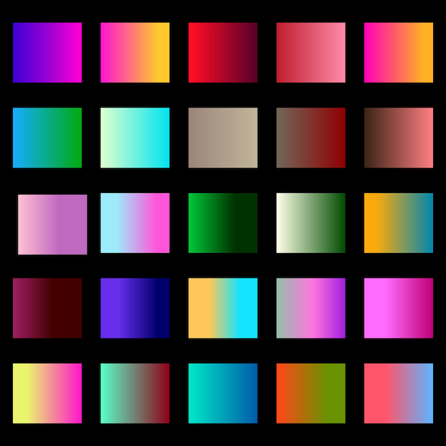 Elegancka kolekcja Gradient