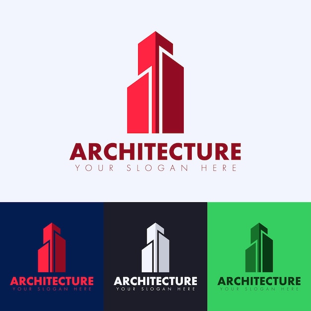 Elegancka Koncepcja Logo Architektury Budynku