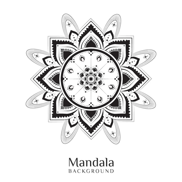 Elegancka, Wyjątkowa Mandala W Zarysie