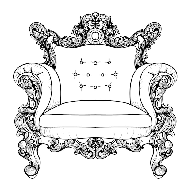 Elegancki Design Fotela