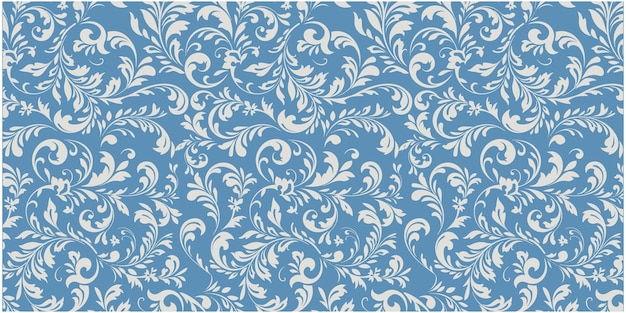 Elegancki floralny wzór zwojowy nowoczesna sztuka wzór kwiatowy używany do odzieży tkanka tła