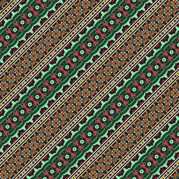elegancki i dynamiczny nowoczesny wzór etniczny