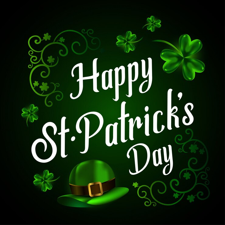 Wektor elegancki napis st. patrick's day