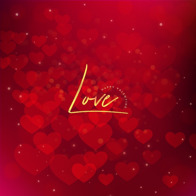 Elegancki Valentine Gradient Tło z efektem oświetlenia
