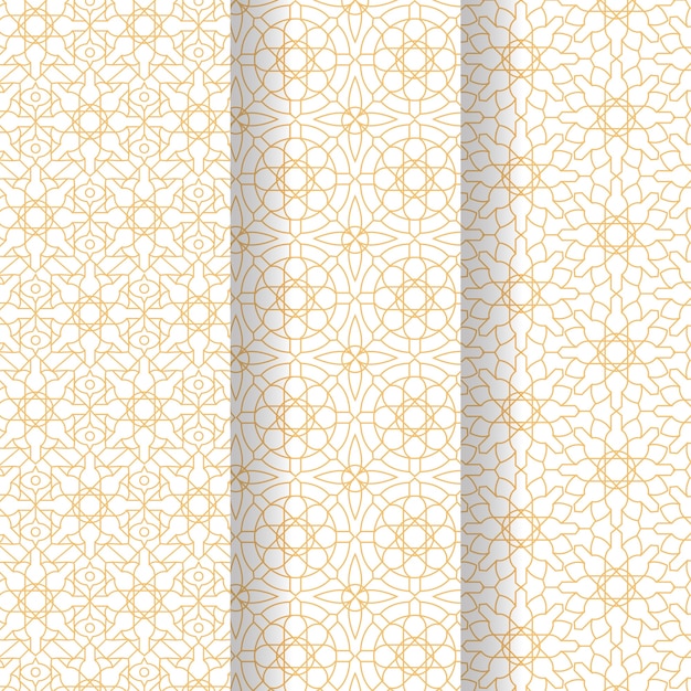 Elegancki zestaw arabskich wzorów