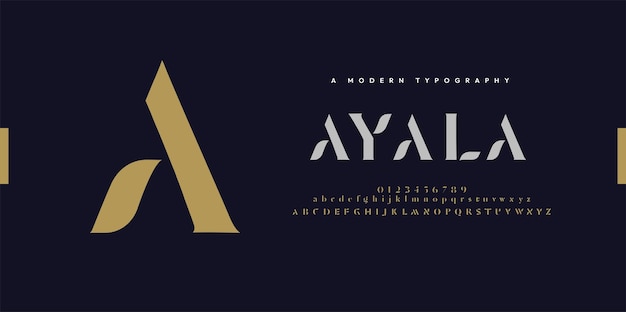 Eleganckie Litery Alfabetu Czcionki I Cyfry Klasyczne Napisy Minimalne Wzory Mody Typografia Nowoczesne Czcionki Szeryfowe I Cyfry Ilustracji Wektorowych