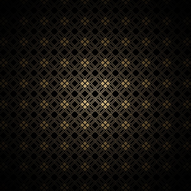 elegant_gold_pattern_on_black_background_template_vector10