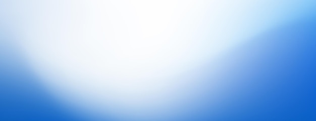 Elegantny i uspokajający abstrakcyjny baner z niebieskim gradientem