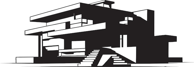 Plik wektorowy elegantny symbol mieszkalny stylowy dom pomysł wektor ikony modne miejsce zamieszkania emblem nowoczesny dom des