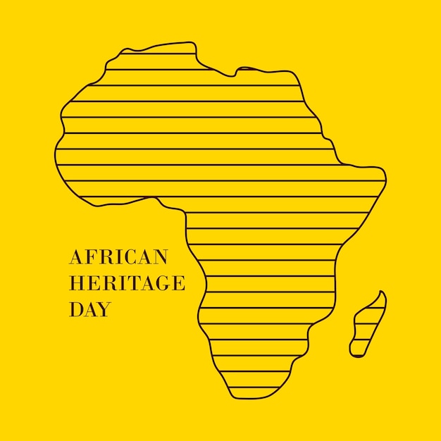 Plik wektorowy element dnia światowego dziedzictwa afrykańskiego