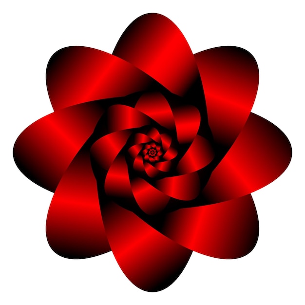 Plik wektorowy element graficzny do projektu kwiat do pocztówki wektor do projektu logo