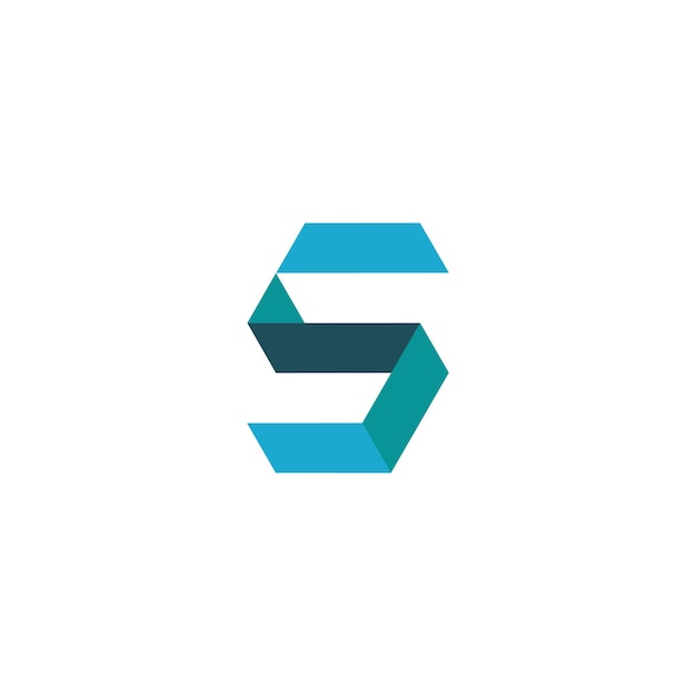 Plik wektorowy element ikony projektu logo litery s dla firmy lub inicjału