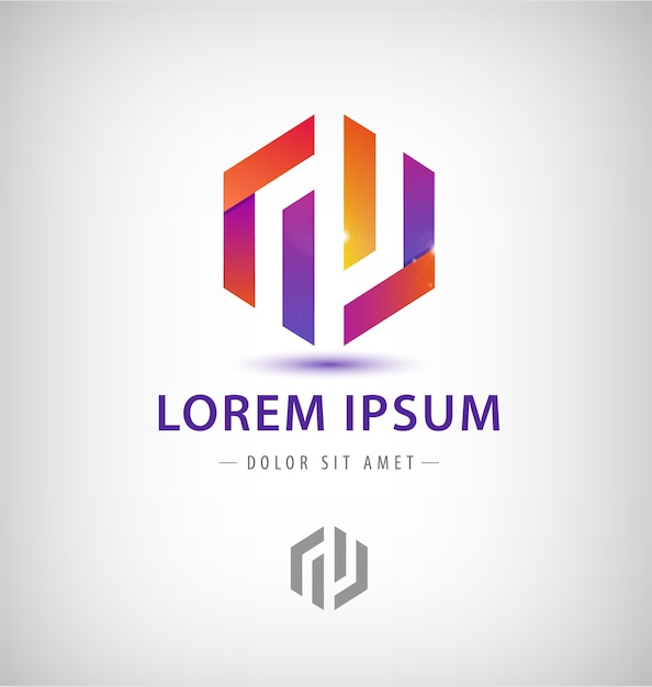 Element Projektu Logo Wstążki Firmy