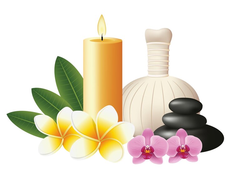 Wektor elementy leczenia spa