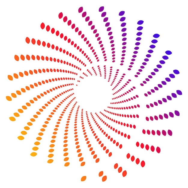 Plik wektorowy elementy projektowe fala wielu fioletowych linii krąg pierścień abstrakcyjne pionowe faliste pasy na białym tle izolowane ilustracja wektorowa eps 10 kolorowe fale z liniami utworzone za pomocą narzędzia blend