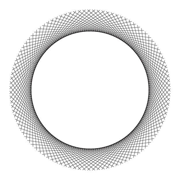 Elementy Projektu Fala Wielu Czarnych Linii Koło Pierścienia Streszczenie Faliste Paski Na Białym Tle Izolowane Ilustracja Wektora Eps 10 Kolorowe Fale Z Liniami Utworzonymi Za Pomocą Narzędzia Mieszanka