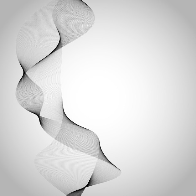 Plik wektorowy elementy projektu fala wielu szarych linii abstrakcyjne faliste paski na białym tle na białym tle kreatywna grafika liniowa ilustracja wektorowa eps 10 kolorowe błyszczące fale z liniami utworzonymi za pomocą narzędzia mieszanie