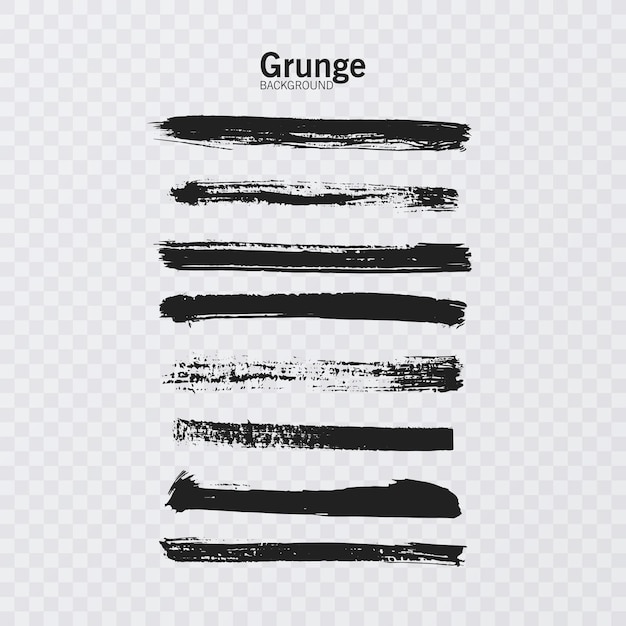 Elementy Projektu Grunge Atrament Grunge Splat Wektor Kolekcji