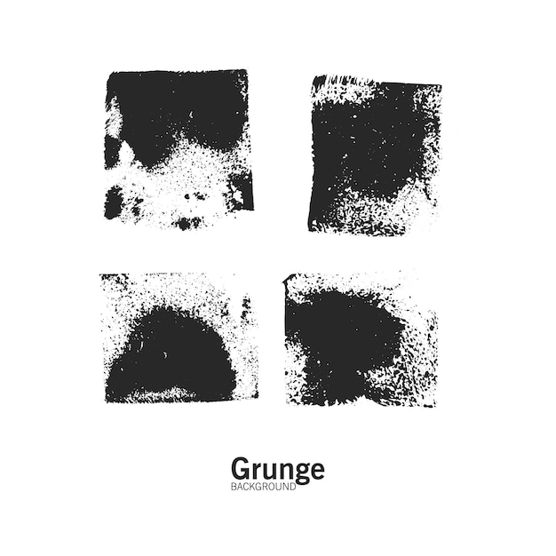 Elementy Projektu Grunge Atrament Grunge Splat Wektor Kolekcji