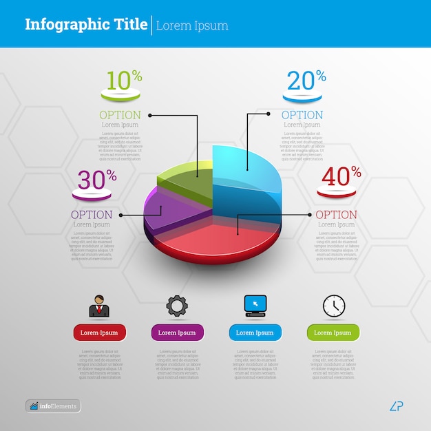 Elementy Szablonu Biznesu Infographic