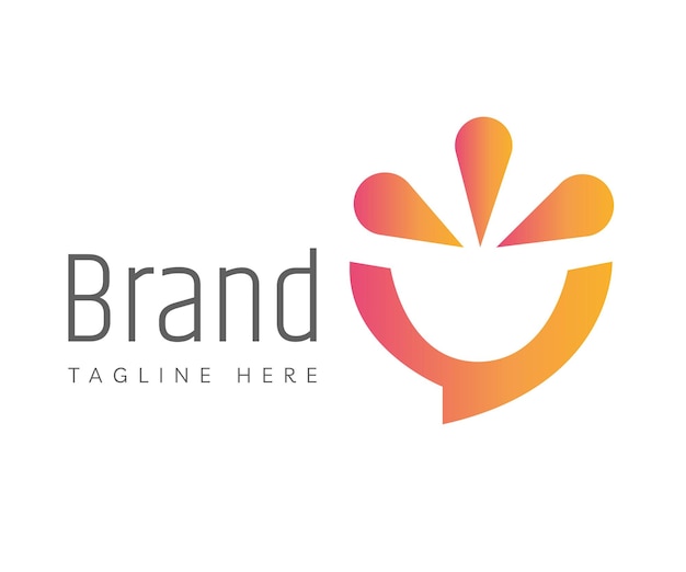 Plik wektorowy elementy szablonu projektu ikony logo czatu, które można wykorzystać do brandingu logo firm i technologii
