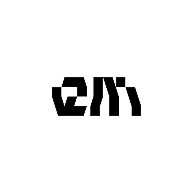 EM monogram logo projekt litera tekst nazwa symbol monochromatyczny logotyp znak alfabetu proste logo
