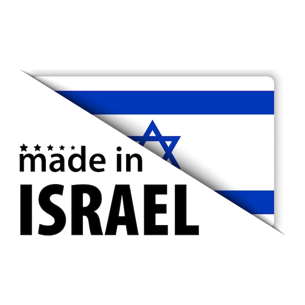 Plik wektorowy eps10 wektorowe tło patriotyczne z kolorami flagi izraela