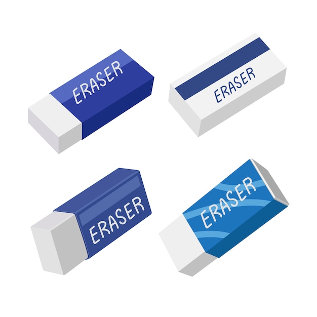 Eraser Vector Collection Design