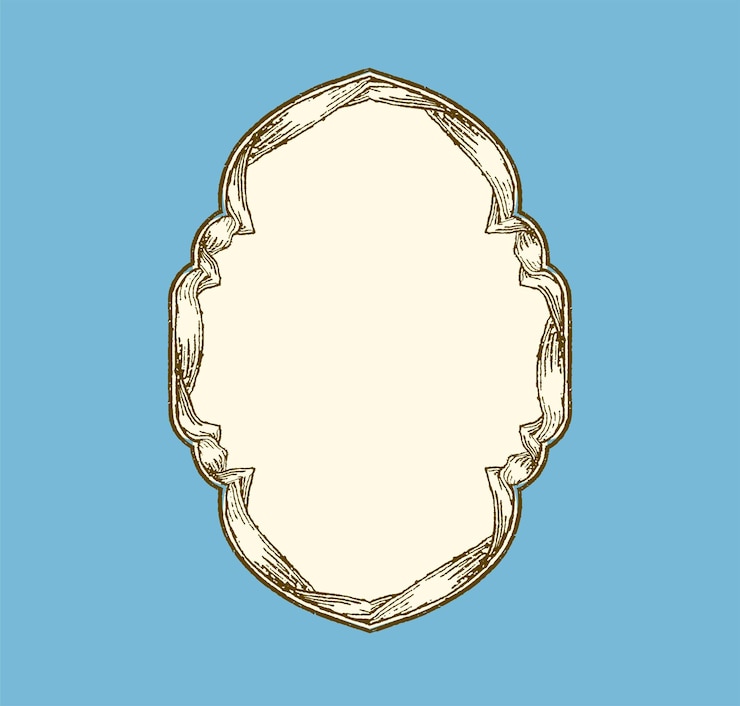 Wektor eslimi tazhib luxury text box ramka granica niebieski wektor irański arabski islamski iran starożytny projekt artystyczny