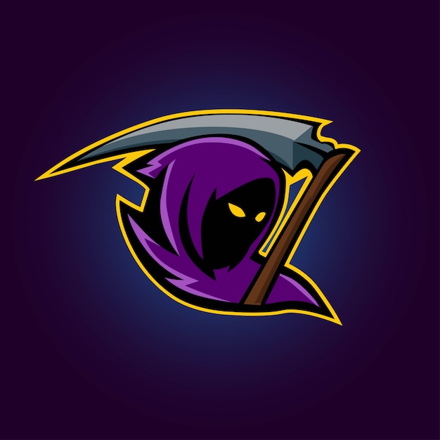 Plik wektorowy esport grim reaper logo