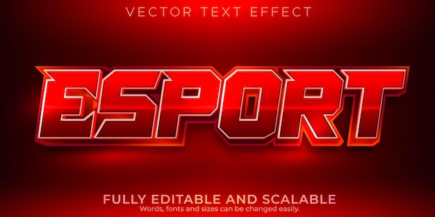 Esportowy Efekt Tekstowy, Edytowalna Gra I Neonowy Styl Tekstu