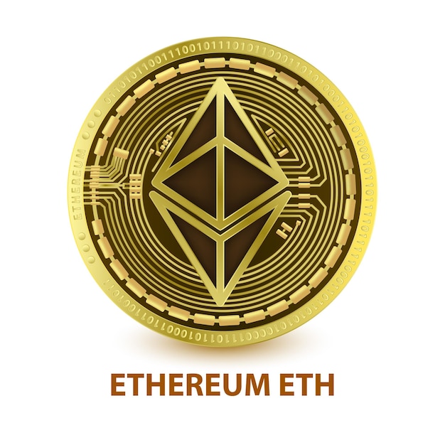 Ethereum gold Coin kryptowaluta blockchain alternatywna technologia wymiany cyfrowej waluty.