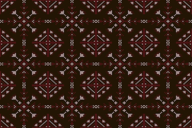 Etniczny wzór bezszwodowa sztuka pikselowa dla tkaniny geometryczna etniczna sztuka bezszwotowa sztoka piksellowa