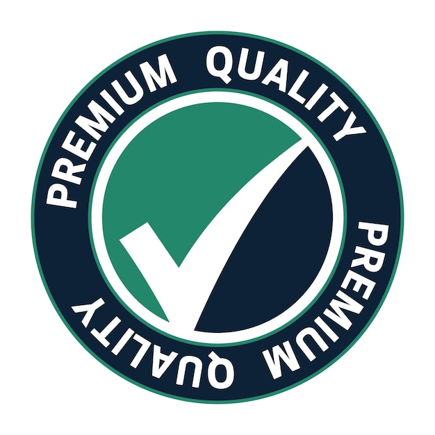 Plik wektorowy etykieta z logo najwyższej jakości