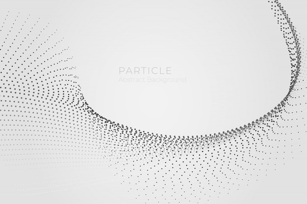Plik wektorowy fala cząstek streszczenie tło