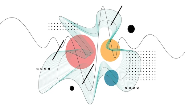 Plik wektorowy fala streszczenie tło linie
