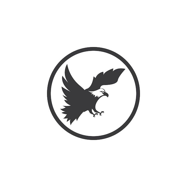 Plik wektorowy falcon eagle bird logo szablon wektora ikonę