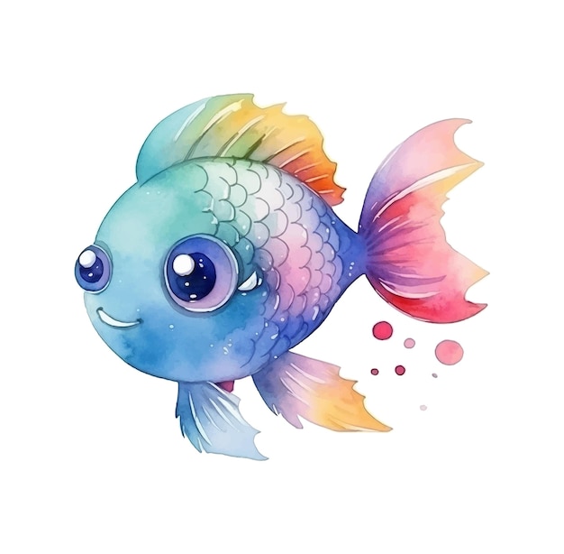 Farby akwarelowe Rainbow Fish