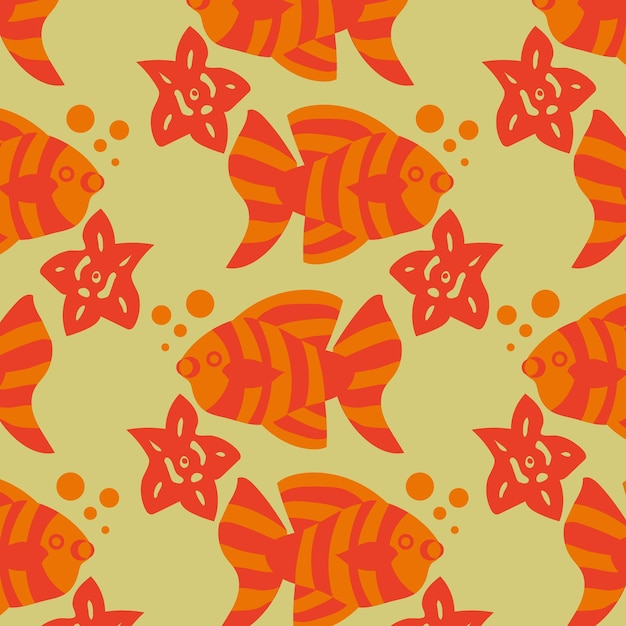 Fauna Batik lub wzór zwierzęcy Wektor tła