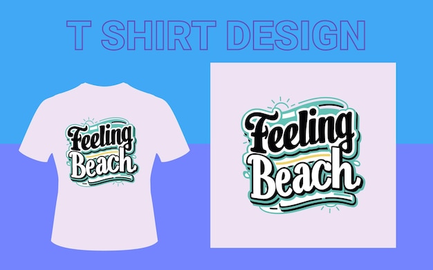 FeelING BEACH T SHEET DESIGN (projektowanie arkusza plażowego)