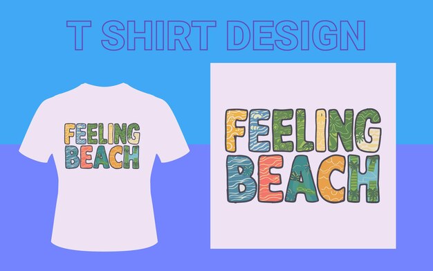 FeelING BEACH T SHEET DESIGN (projektowanie arkusza plażowego)