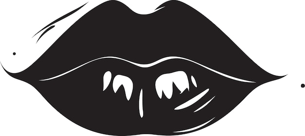 Femme Finesse Lips Logo Icon Luscious Whisper Kobieta Lips Emblem