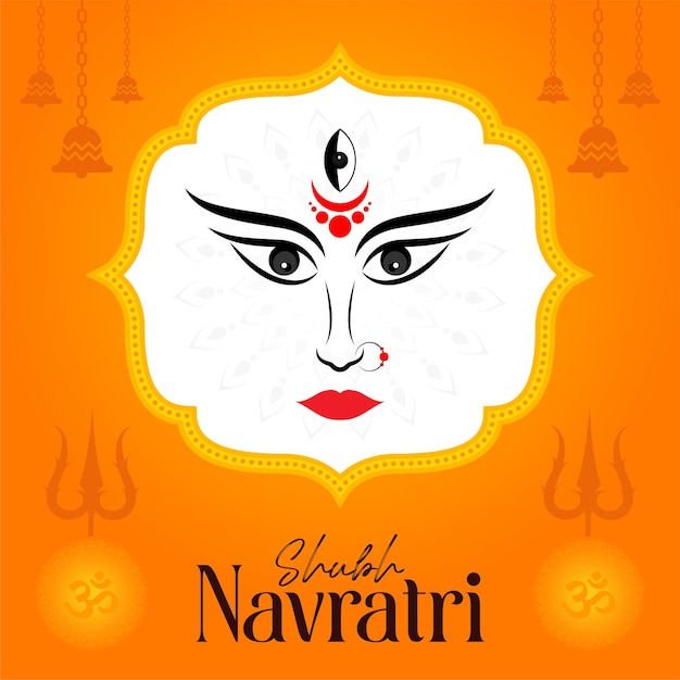 Festiwal Navratri i dekoracyjne tło