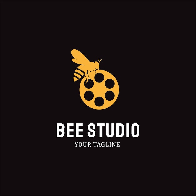 Film Studyjny Z Projektem Logo Pszczół