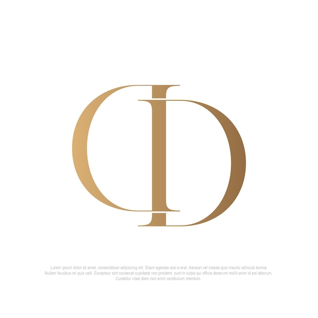 Firma logo monogram DD