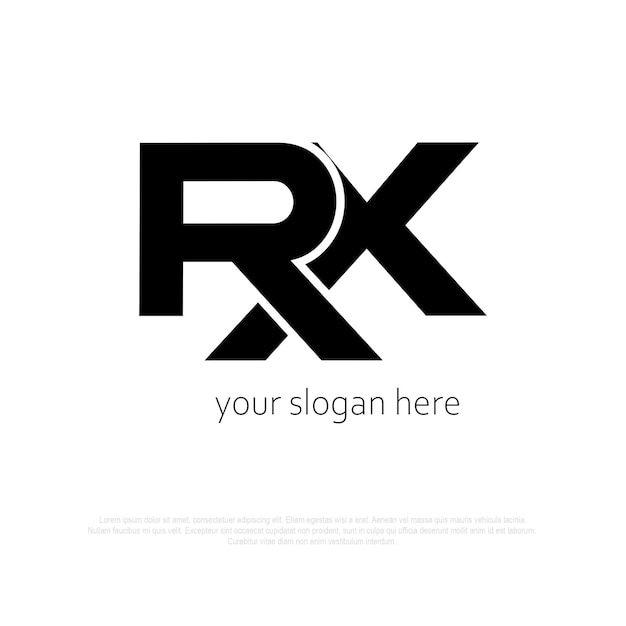 Firma RX z monogramem