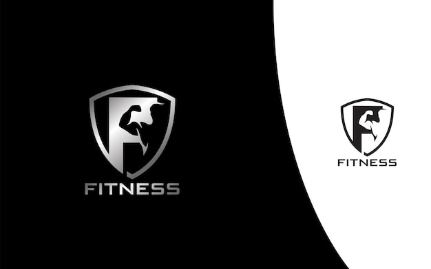 Plik wektorowy fitness nowoczesny wektor logo