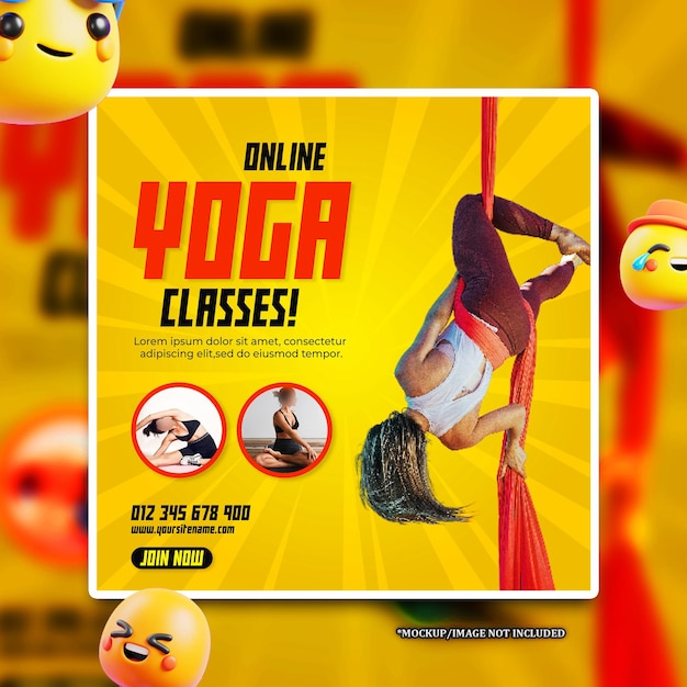 Plik wektorowy fitness promocyjny media społecznościowe eps wektorowe szablony banerów